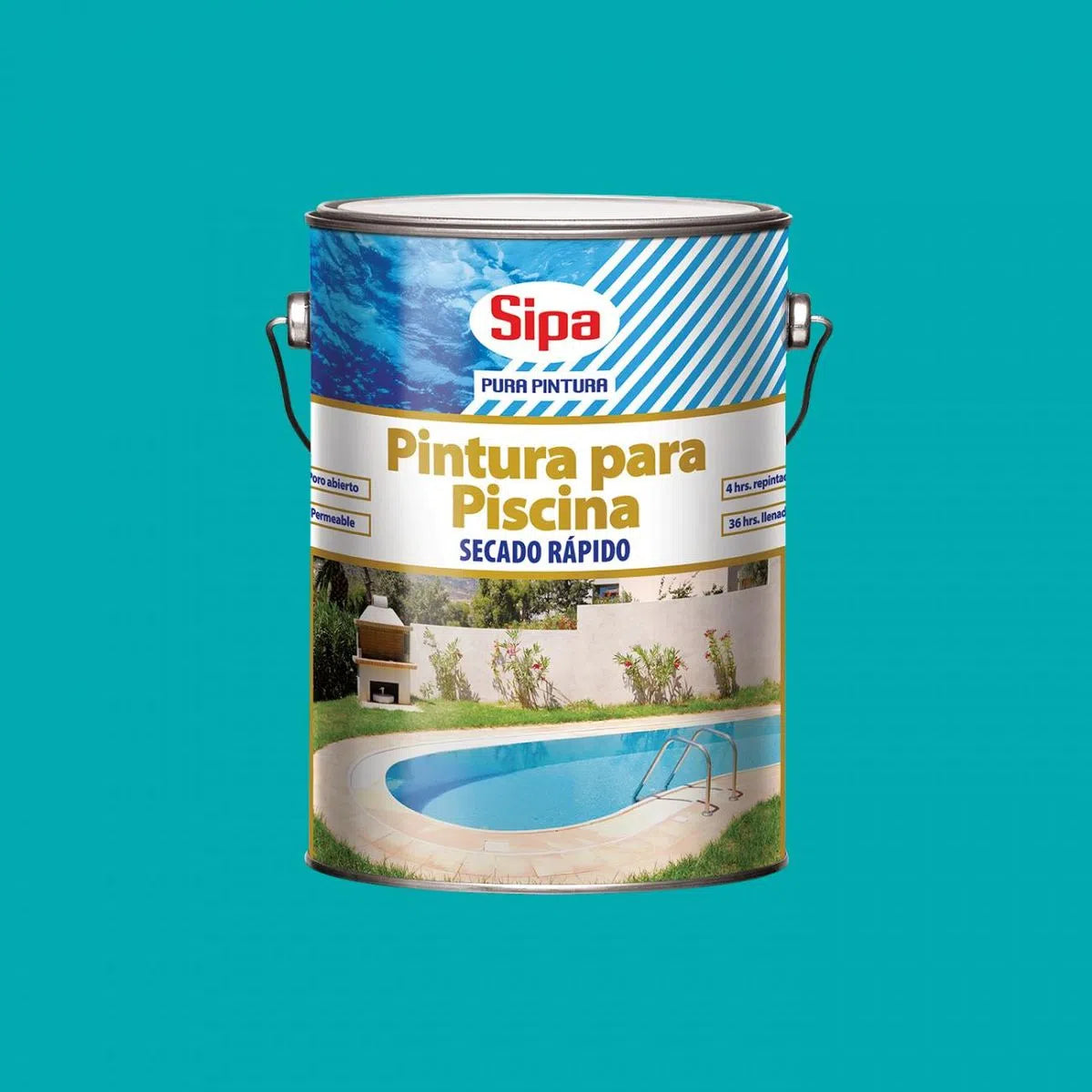 Pintura Piscina Celeste 1 Gl Sipa