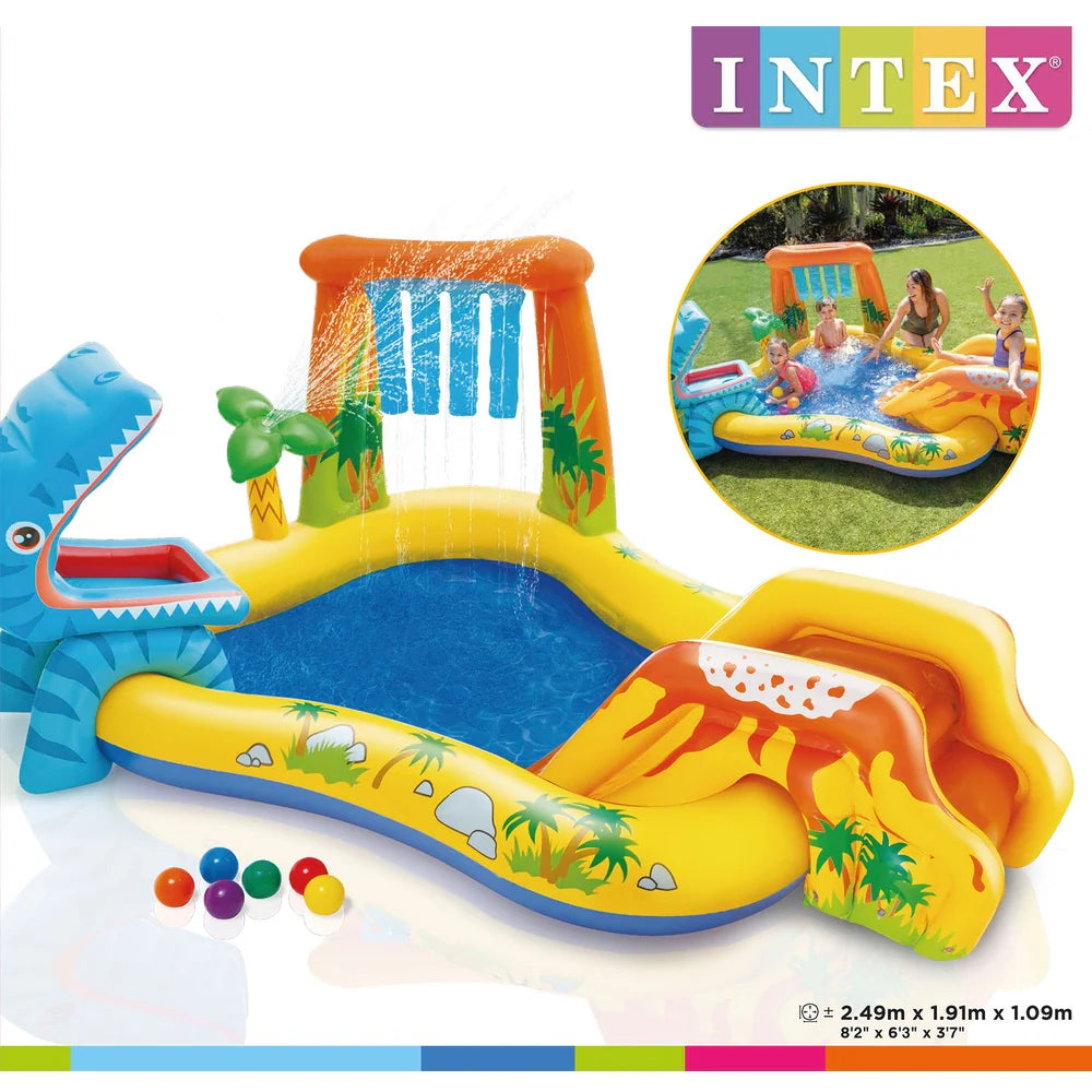 Piscina Inflable Dinosaurio