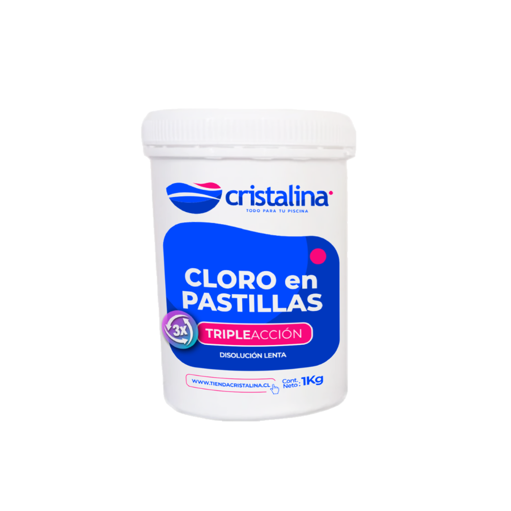 Cloro en Pastilla Triple Acción 1 kg